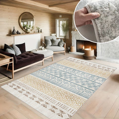 Nordic Boho Carpet Soft Non-Slip Mat for Bedroom Living Room Bathroom
