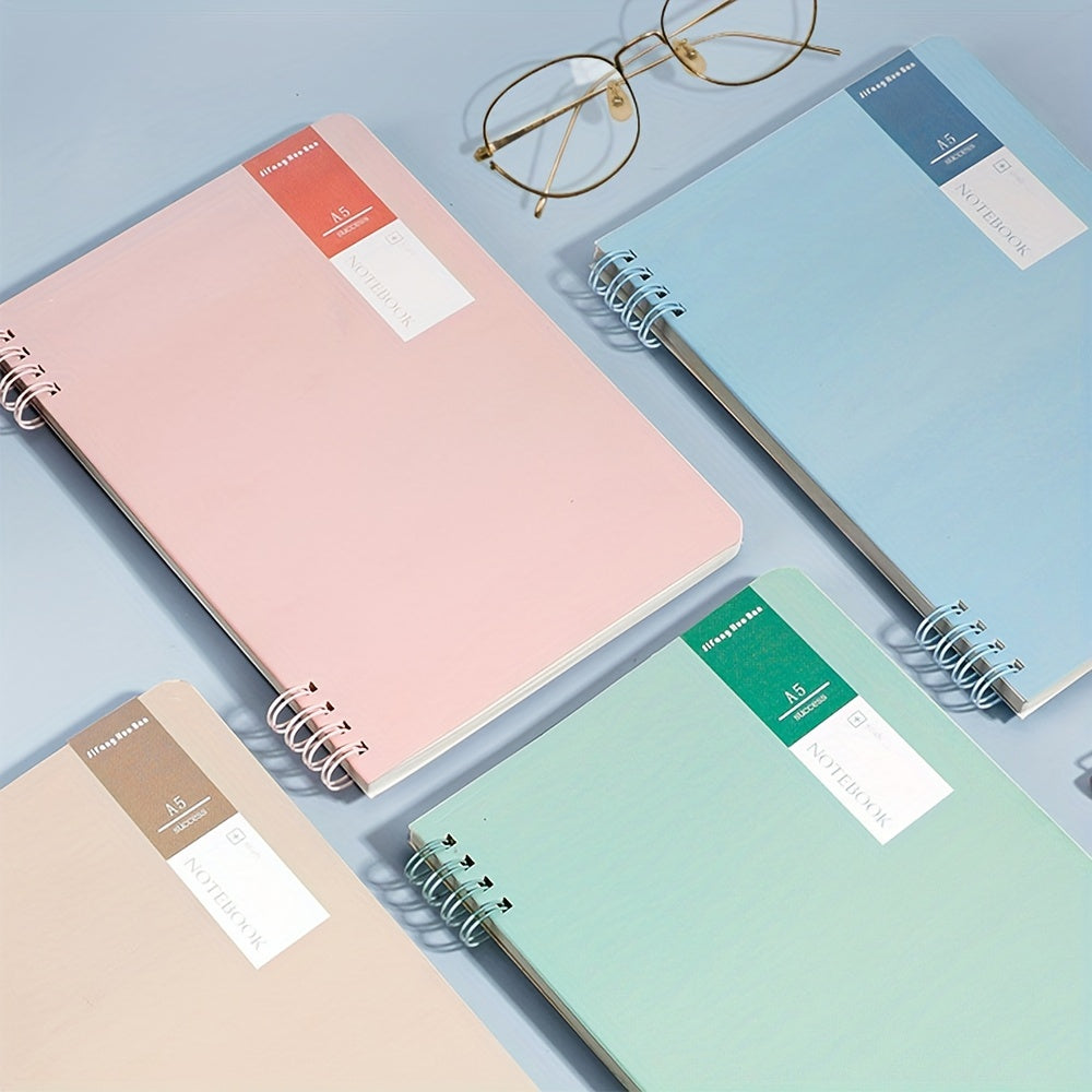 A5 B5 Softcover Notebook Office School Supplies Pink Green