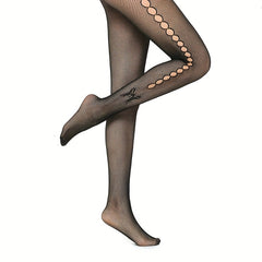 Sexy Fishnet Tights High Waist Mesh Pantyhose Women's Stockings