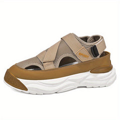 Men's Platform Sandals Non Slip Closed Toe Outdoor Beach Shoes