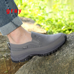 Men's Slip On Breathable Sneakers Non Slip Shoes for Outdoor Activities