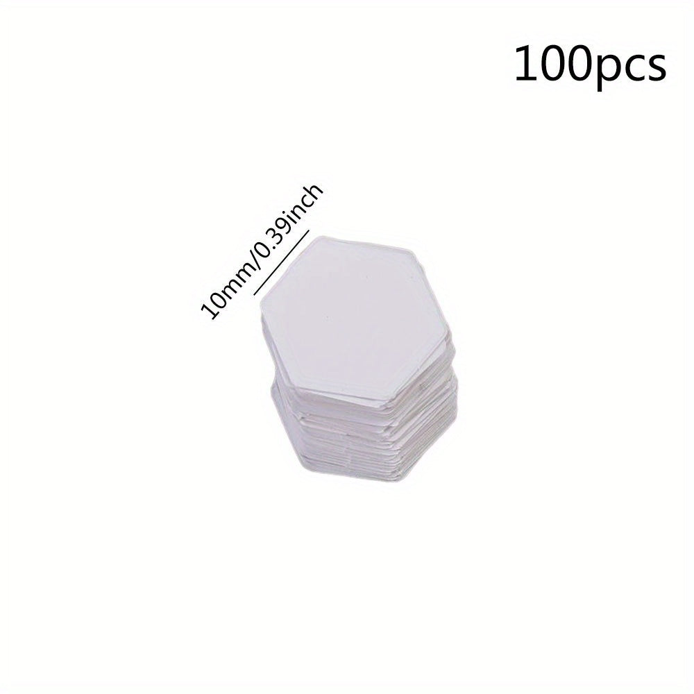 100pcs Patchwork Hand Tool Hexagon Model Board Material Paper