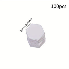 100pcs Patchwork Hand Tool Hexagon Model Board Material Paper