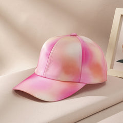 Colorful Tie Dye Print Baseball Cap for Girls