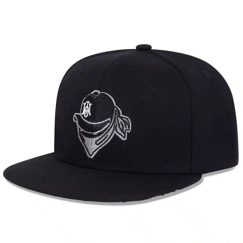 Men's Adjustable Flat Brim Hip Hop Hat