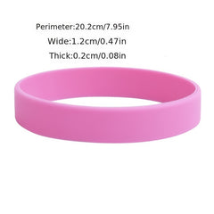 5 pcs Basketball Silicone Wristbands for Fans and Parties
