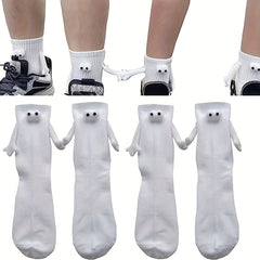 Couple Funny Socks with Magnetic Dolls - Unique Gift Idea for Couples