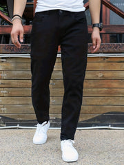 Men's Slim Fit Jeans Casual Street Style Denim Pants