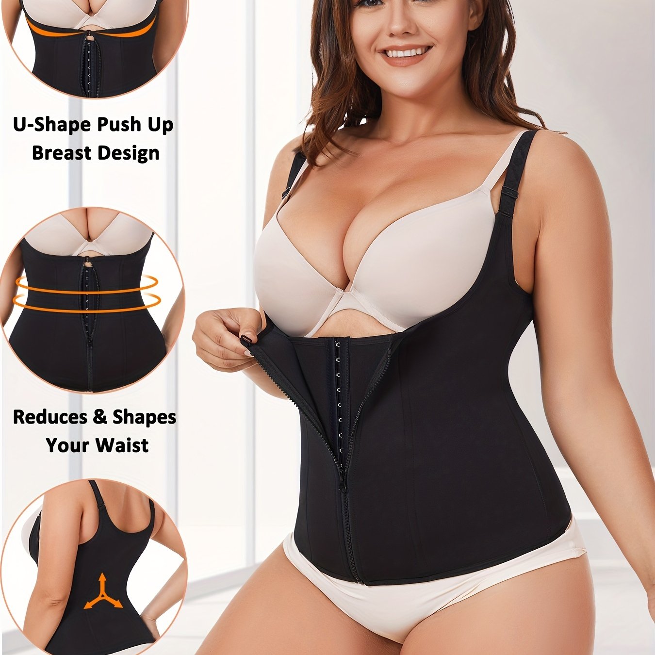 Casual Shapewear Women's Tummy Control Buckle Breast Lifting
