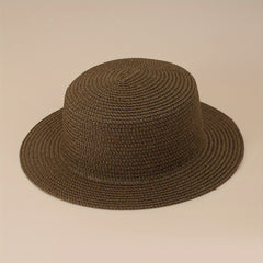 Summer Sun Hat Straw Fedora Cap Women Outdoor Beach Hat
