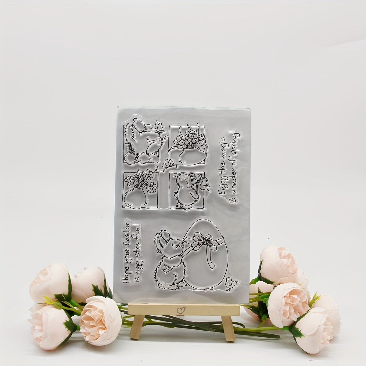 Easter Cartoon Clear Stamp Set