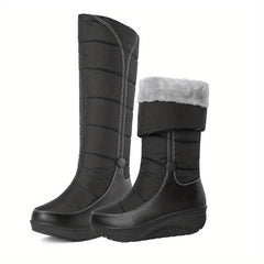 Women's Winter Warm Waterproof Snow Boots Soft High Top Shoes