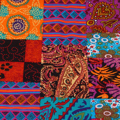 Irregular Print Cotton Linen Fabric for DIY Sewing