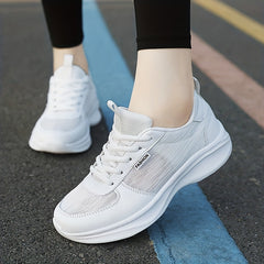 Women's Lace Up Mesh Running Shoes Casual Sneakers Non Slip