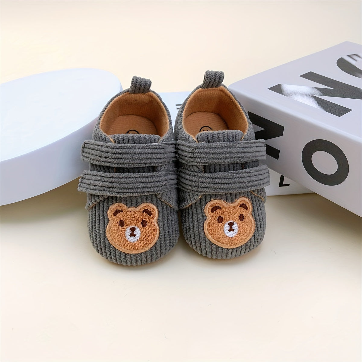 Cartoon Bear Baby Boy Sneakers Lightweight Non Slip Shoes