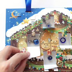 Xmas Advent Calendar Bracelets Charms Beads Kit 24 Days DIY Jewelry Making Gift