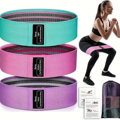 3pcs Yoga Resistance Band for Hip Lifting Strength Training