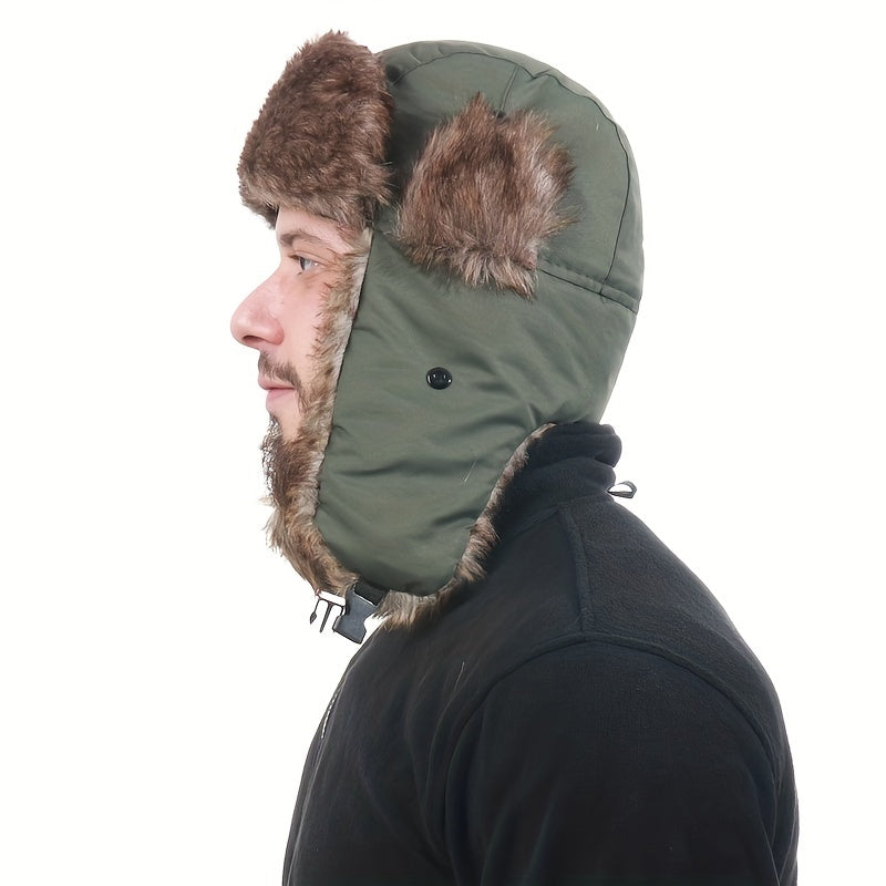 Winter Plus Velvet Ear Protection Knitted Hat
