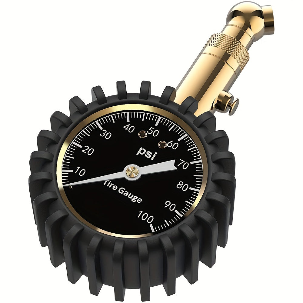 Large Dial Tire Pressure Gauge for Cars and Trucks