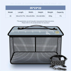 Portable Collapsible Fishing Basket with Quick Drying Technology