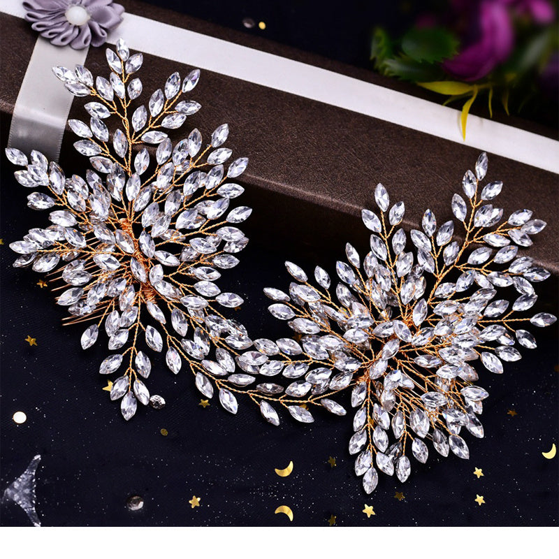 Crystal Hair Combs Wedding Accessories Rhinestone Headpiece