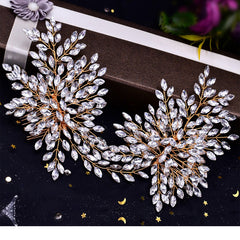 Crystal Hair Combs Wedding Accessories Rhinestone Headpiece
