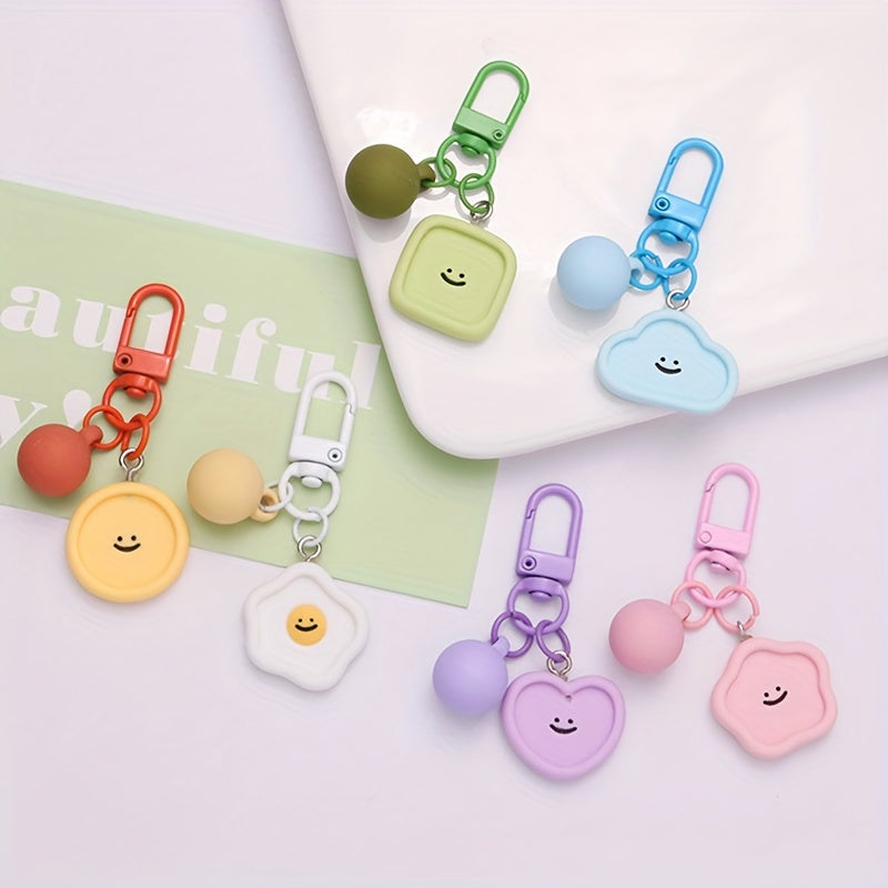 Heart Cloud Keychain Bag Purse Pendant for Women