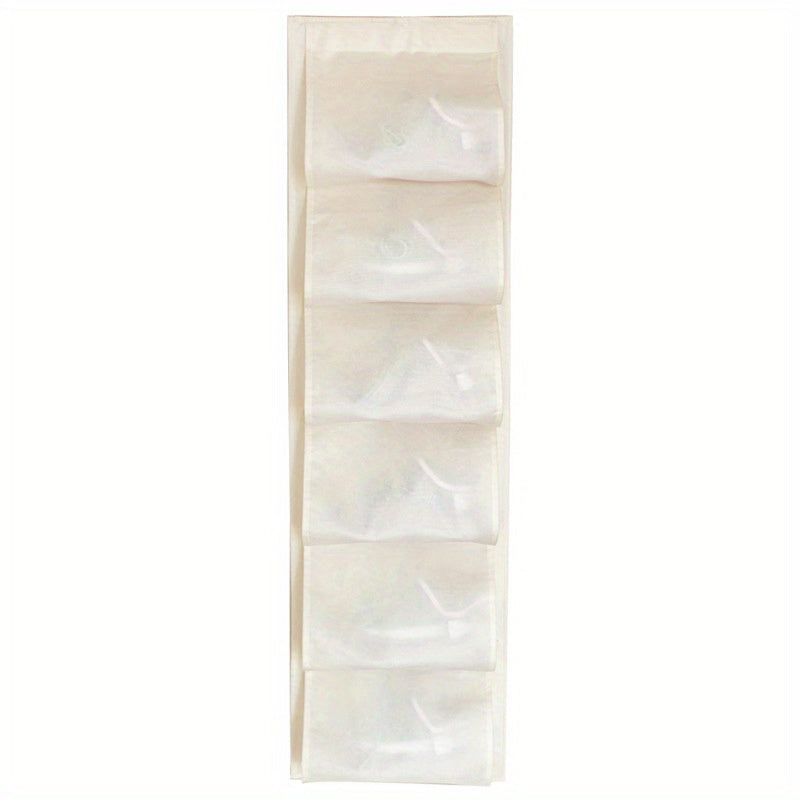 Shoe Storage Hanging Bag 12 Grids Home Wardrobe Nonwoven Shoe Rack