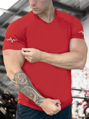 Men's Quick Dry Stretch Crew Neck Tee Shirt