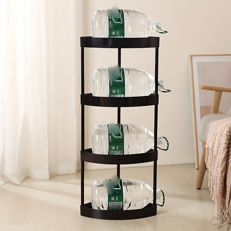 Layered and Corner Storage Rack - Ideal for Kitchens, Bathrooms, Living Rooms