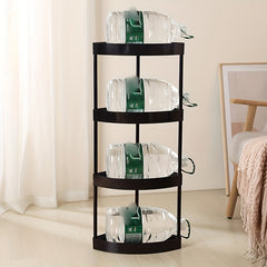 Layered and Corner Storage Rack - Ideal for Kitchens, Bathrooms, Living Rooms