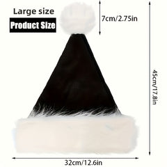 1pc Plush Santa Hats Christmas Party Decors