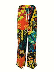 Hippie Straight Pants Men's Loose Baggy Trousers