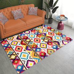 Persian Anti Fatigue Kitchen Mat Vintage Boho Anti Slip Polyester Carpet