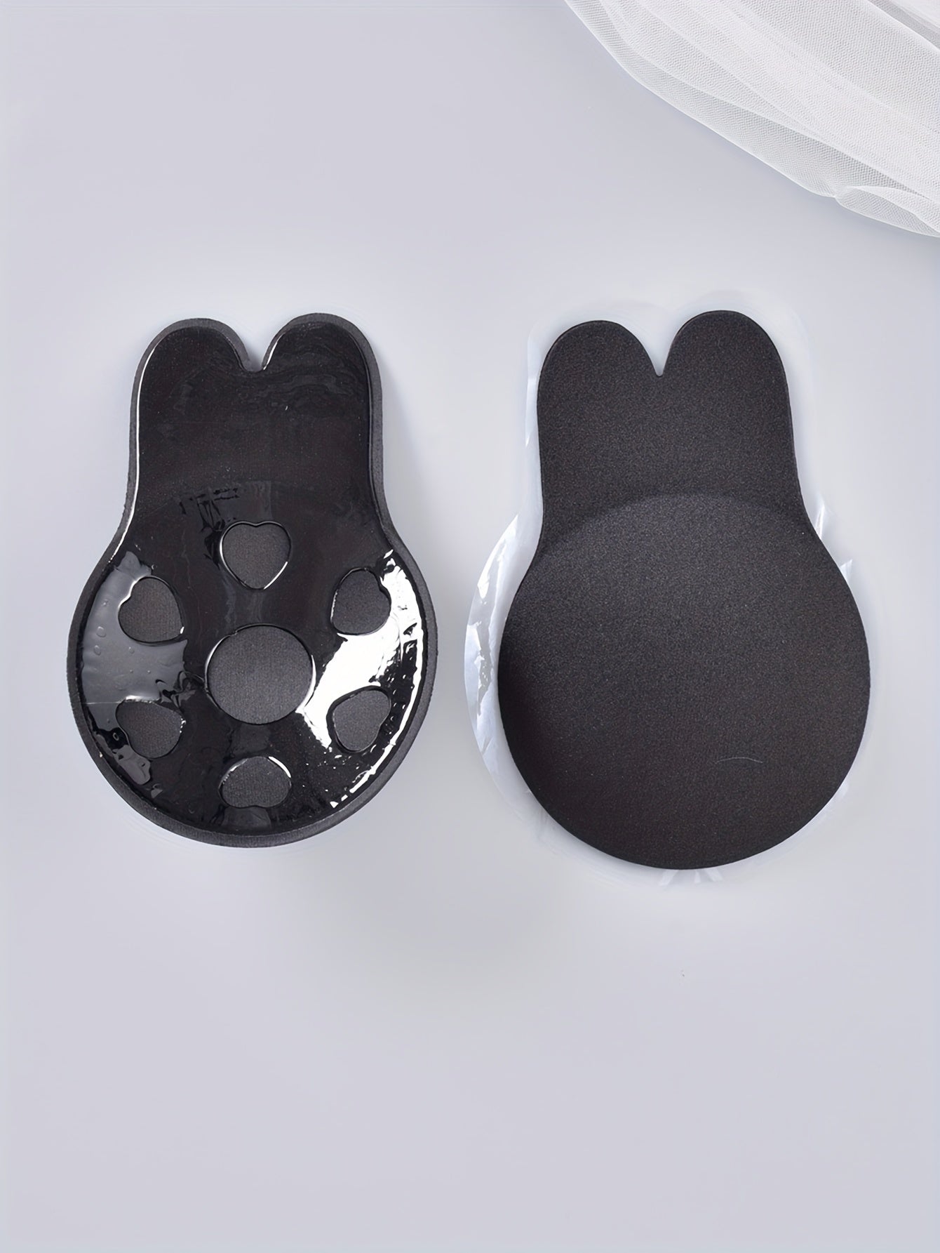 2 Pairs Plus Size Rabbit Ears Breast Lift Bras Set
