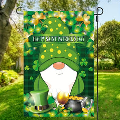 St Patrick's Garden Flag Yard Holiday Flag Welcome Garden Flag