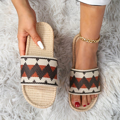 Women's Chevron Slide Shoes Lightweight Absorption Shoes