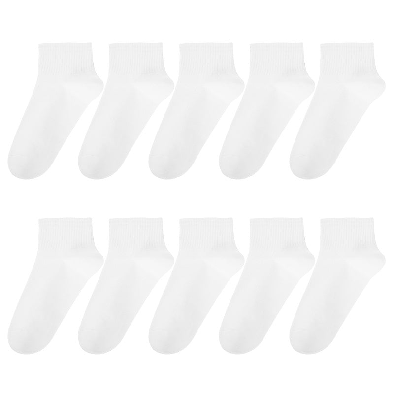 10 Pairs Summer Mesh Ankle Socks Breathable Thin Low Cut Striped Socks