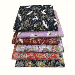 6pcs Japanese Style Cotton Craft Fabric Bundle for DIY Patchwork Sew