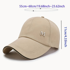 Decorative Baseball Cap Large Brim Peaked Cap Sun Hat