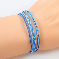 Bohemian Braided Hand Rope for Women Waterproof Bracelet