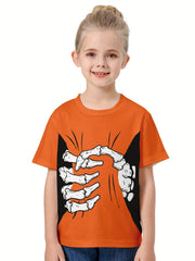 Comfy 3D Pattern Crew Neck Short Sleeve T shirt Summer Clothes Sports