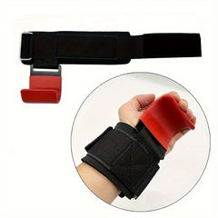 Weight Lifting Wrist Band With Hooks Hand Grip Support Wrist Straps