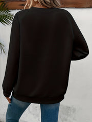 Casual Long Sleeve Crew Neck Sweatshirt for Women