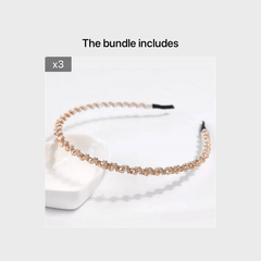 Crystal Hair Band Head Band Anti Slip Hair Clip