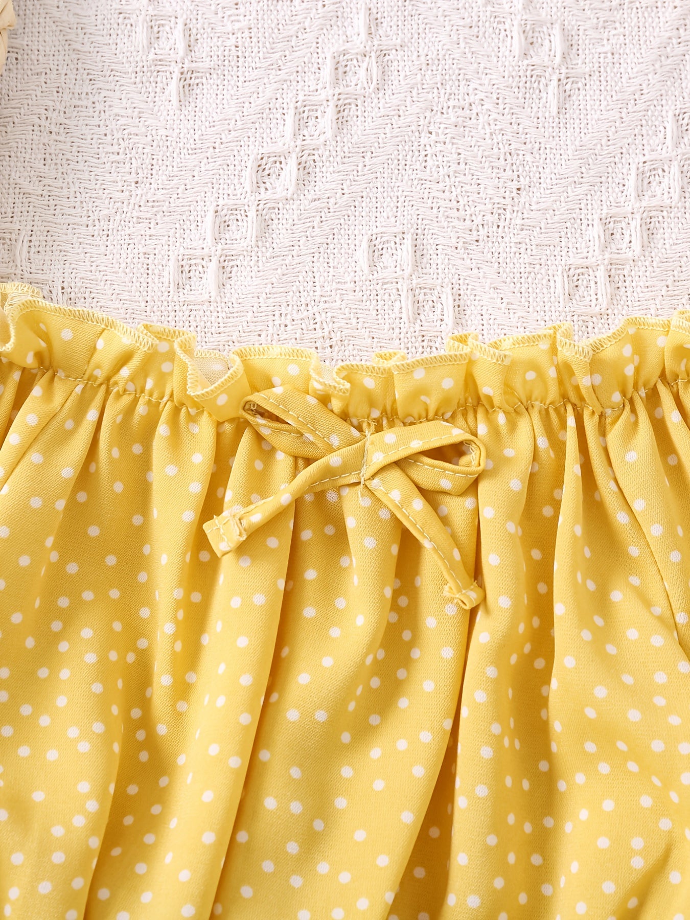 2pcs Baby Girls Polka Dot Print Set Toddler Summer Clothes