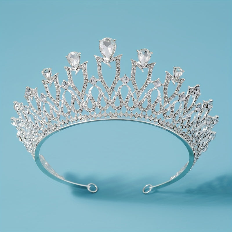 Rhinestone Crystal Headband Princesse Crown Hair Accessories For Women