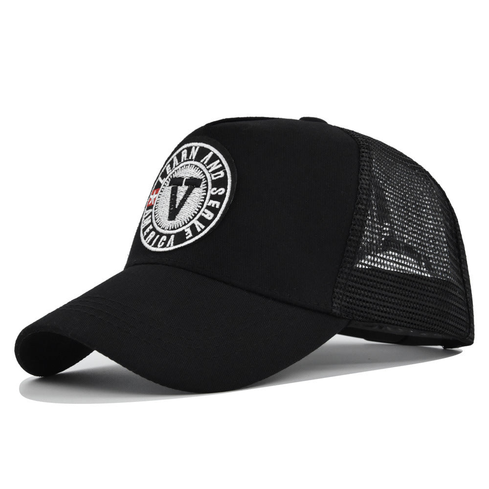 Unisex Retro Baseball Cap Breathable Mesh Cap For Fishing