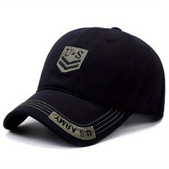 Men's Camo Embroidered Baseball Cap UV Protection Sun Hat