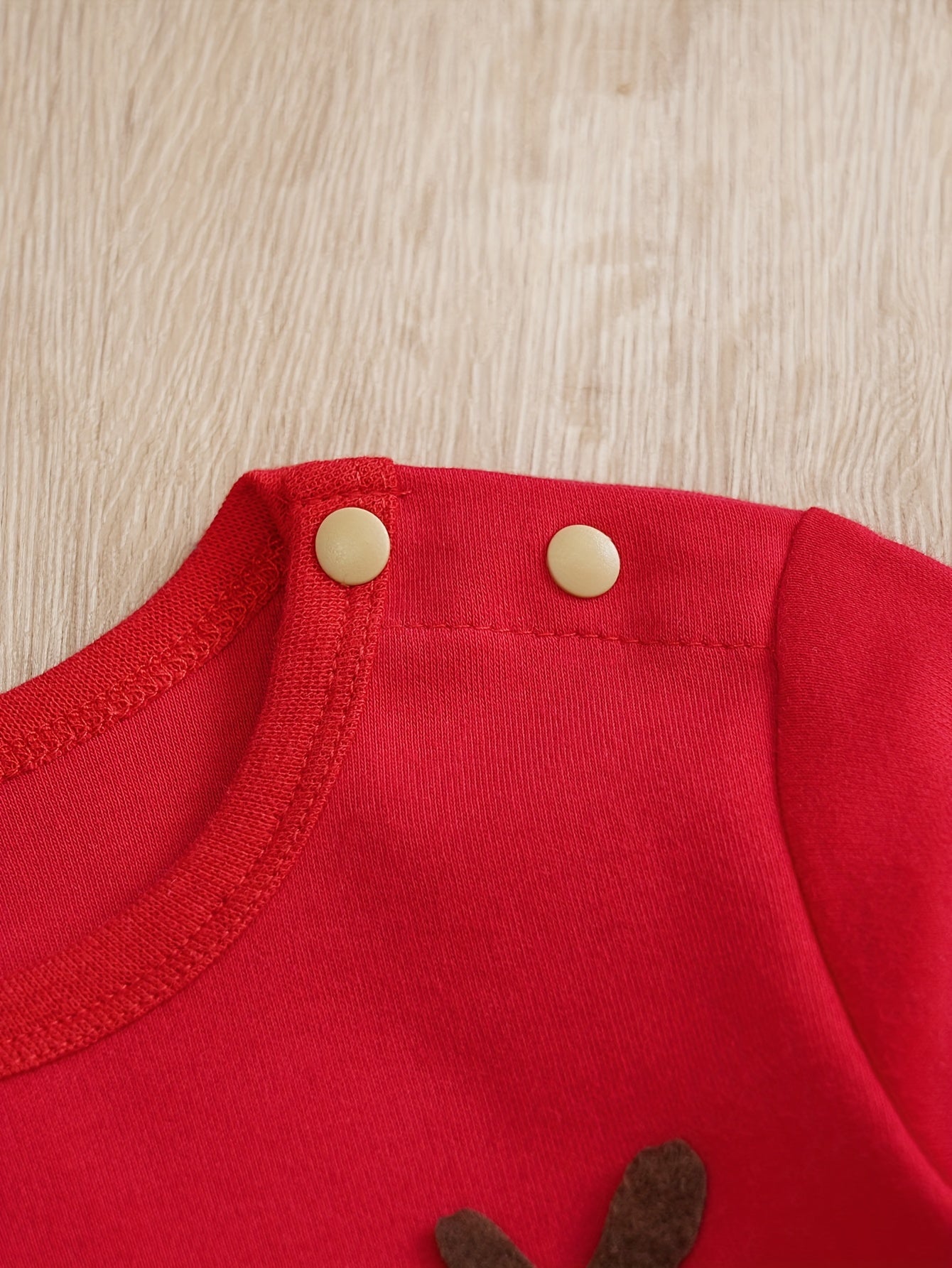 Adorable Elk Shape Baby Long Sleeve Bodysuit